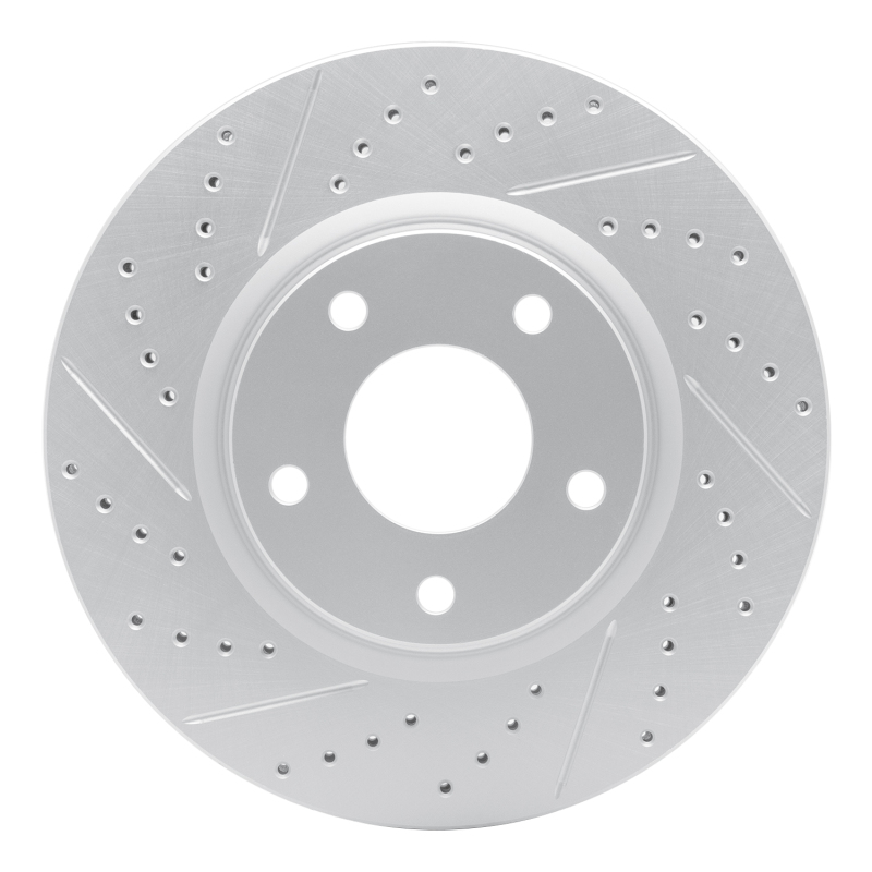 Infiniti G35 Brake Rotor (1) - Front Left - DFC - Geoperformance Drilled & Slotted - `03-`05