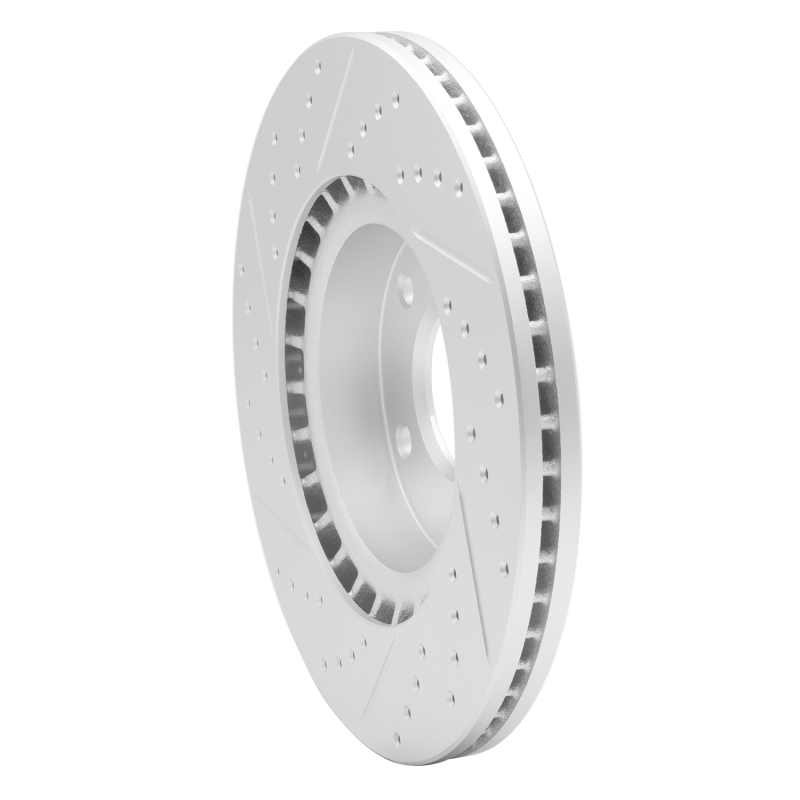 Infiniti G35 Brake Rotor (1) - Front Right - DFC - Geoperformance Drilled & Slotted - `03-`05