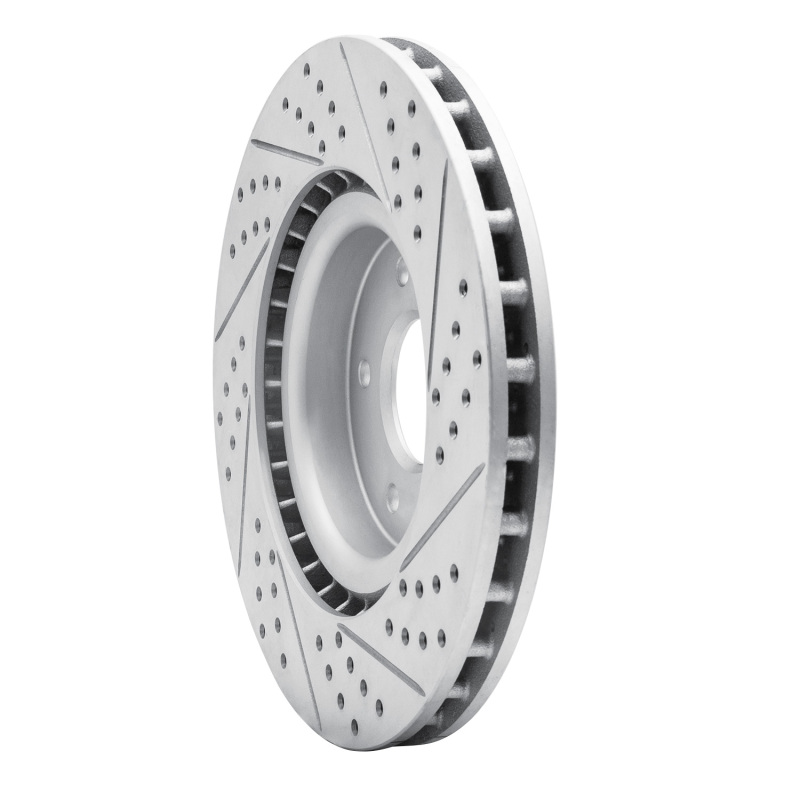 Infiniti G35 Brake Rotor (1) - Front Left - DFC - Drilled & Slotted Geoperformance - `03-`08