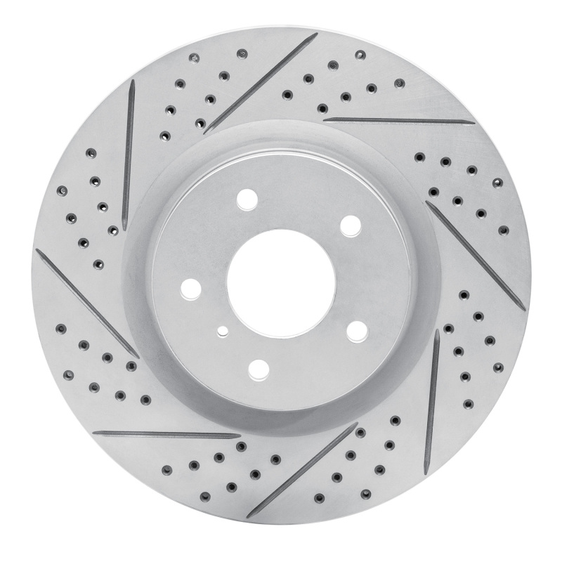 Infiniti G35 Brake Rotor (1) - Front Left - DFC - Drilled & Slotted Geoperformance - `03-`08
