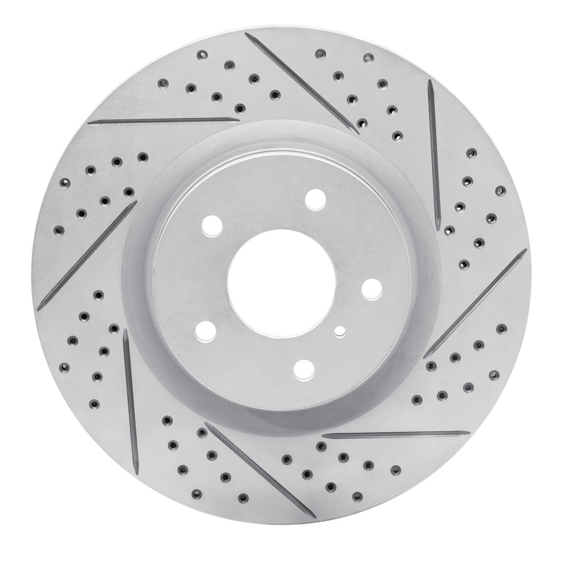 Infiniti G35 Brake Rotor (1) - Front Right - DFC - Drilled & Slotted Geoperformance Rotor - `03-`08