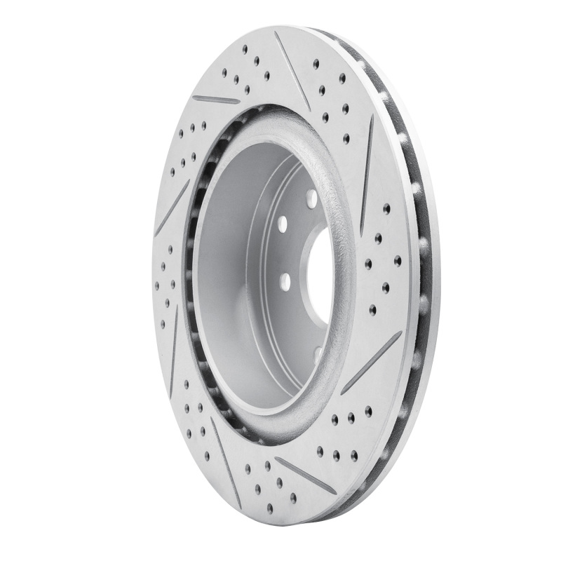 Infiniti G35 Brake Rotor (1) - Rear Left - DFC - Drilled & Slotted Geoperformance - `03-`08