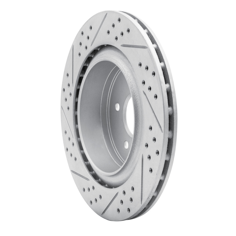 Infiniti G35 Brake Rotor (1) - Rear Right - DFC - Drilled & Slotted Geoperformance - `03-`08