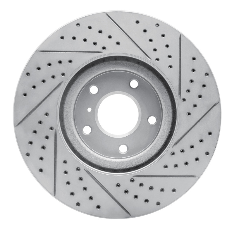 Infiniti G37 Brake Rotor (1) - Front Left - DFC - Geoperformance Drilled & Slotted - `07-`15