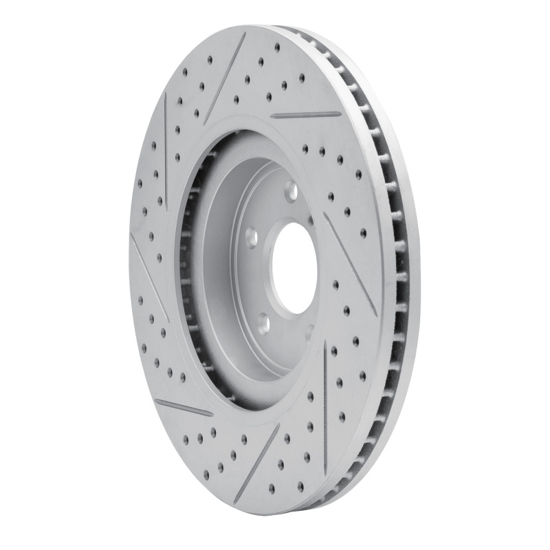 Infiniti Q70L Brake Rotor (1) - Front Right - DFC - Geoperformance - Drilled & Slotted - `08-`25