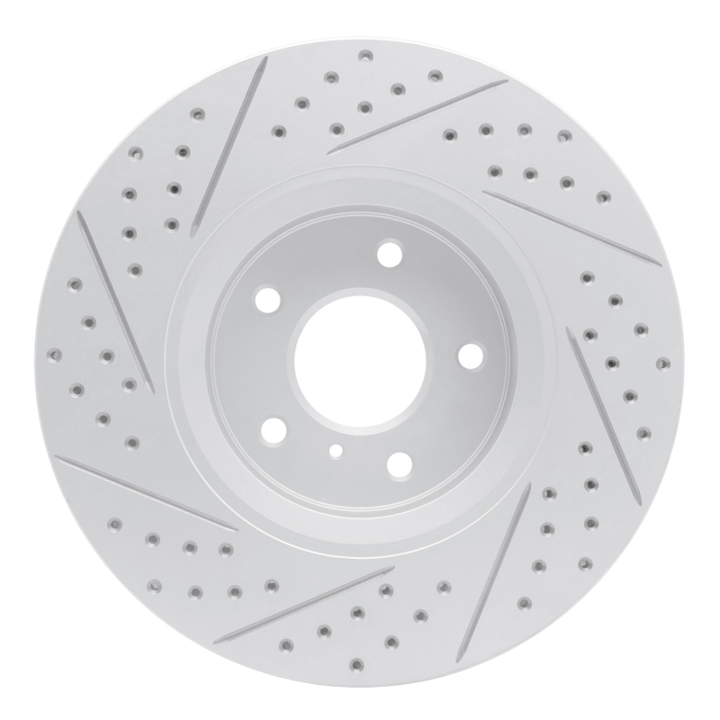 Infiniti Fx35 Brake Rotor (1) - Front Right - DFC - Drilled & Slotted Geoperformance - `05-`14