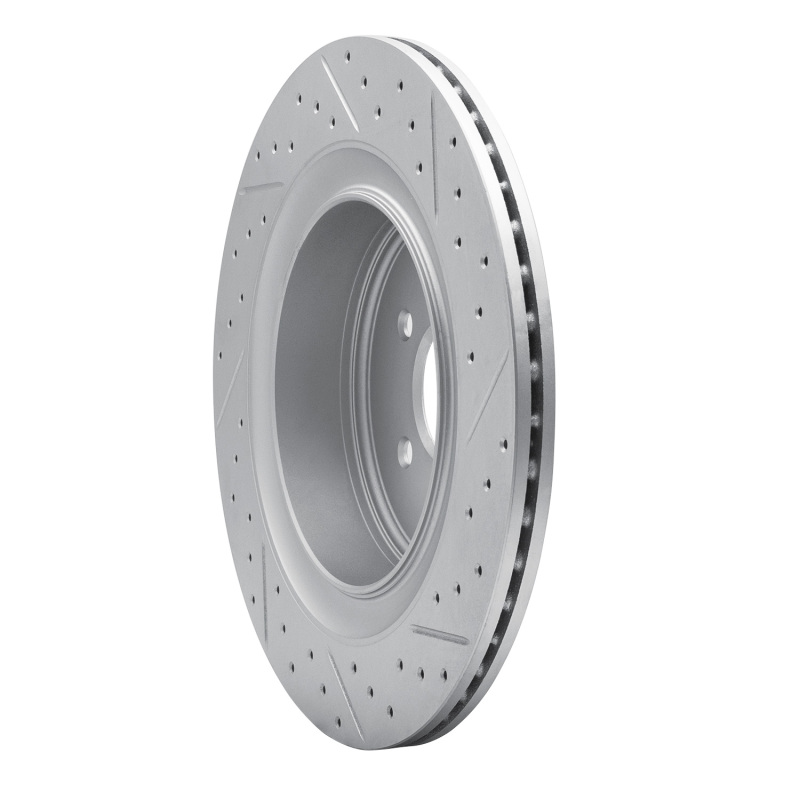 Infiniti M56 Brake Rotor (1) - Rear Left - DFC - Drilled & Slotted Geoperformance - `09-`24