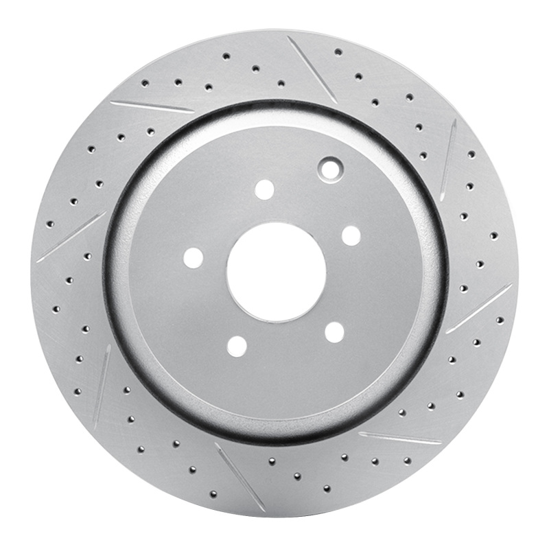 Infiniti Q70 Brake Rotor (1) - Rear Right - DFC - Drilled & Slotted Geoperformance - `09-`24