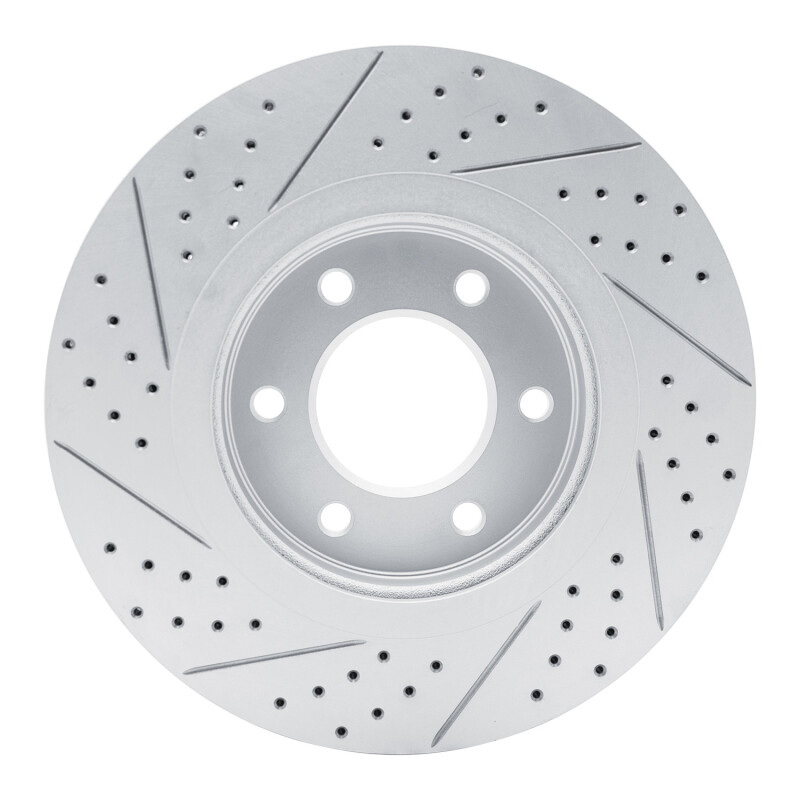 Infiniti Qx56 Brake Rotor (1) - Front Right - DFC - Geoperformance Drilled & Slotted - `07-`24