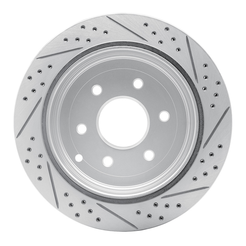 Infiniti Qx80 Brake Rotor (1) - Rear Left - DFC - Drilled & Slotted Geoperformance - `10-`24