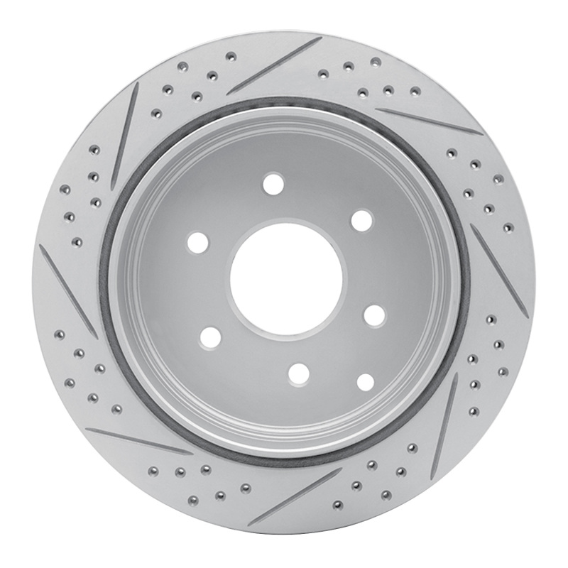 Infiniti QX56 Brake Rotor (1) - Rear Right - DFC - Geoperformance Rotor - Drilled & Slotted - `10-`24
