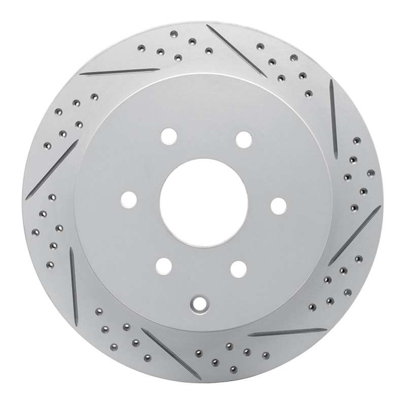 Infiniti QX56 Brake Rotor (1) - Rear Right - DFC - Geoperformance Rotor - Drilled & Slotted - `10-`24