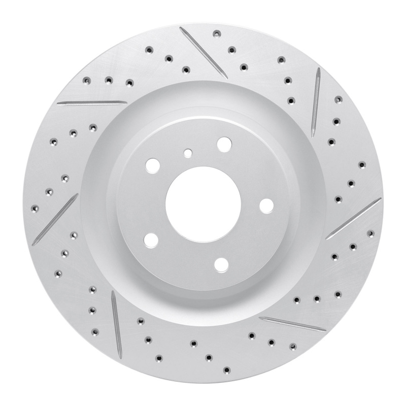 Infiniti Qx55 Brake Rotor (1) - Front Right - DFC - Drilled & Slotted Geoperformance - `19-`25 Infiniti Qx55 Brake Rotor (1) - Front Right - DFC - Drilled & Slotted Geoperformance - `19-`25