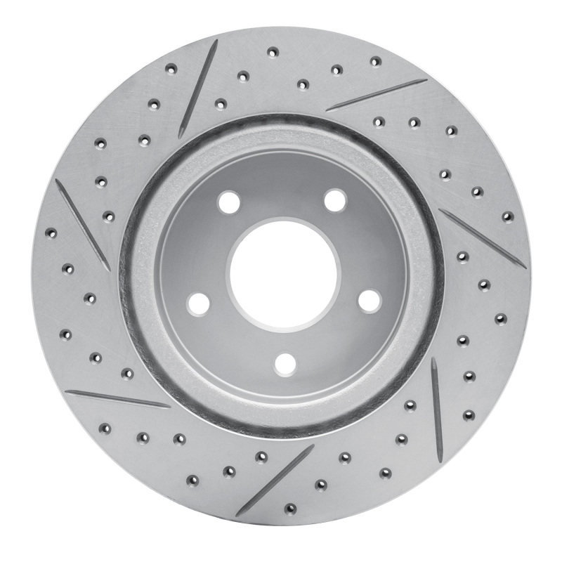 Infiniti Qx55 Brake Rotor (1) - Rear Right - DFC - Drilled & Slotted Geoperformance - `19-`25
