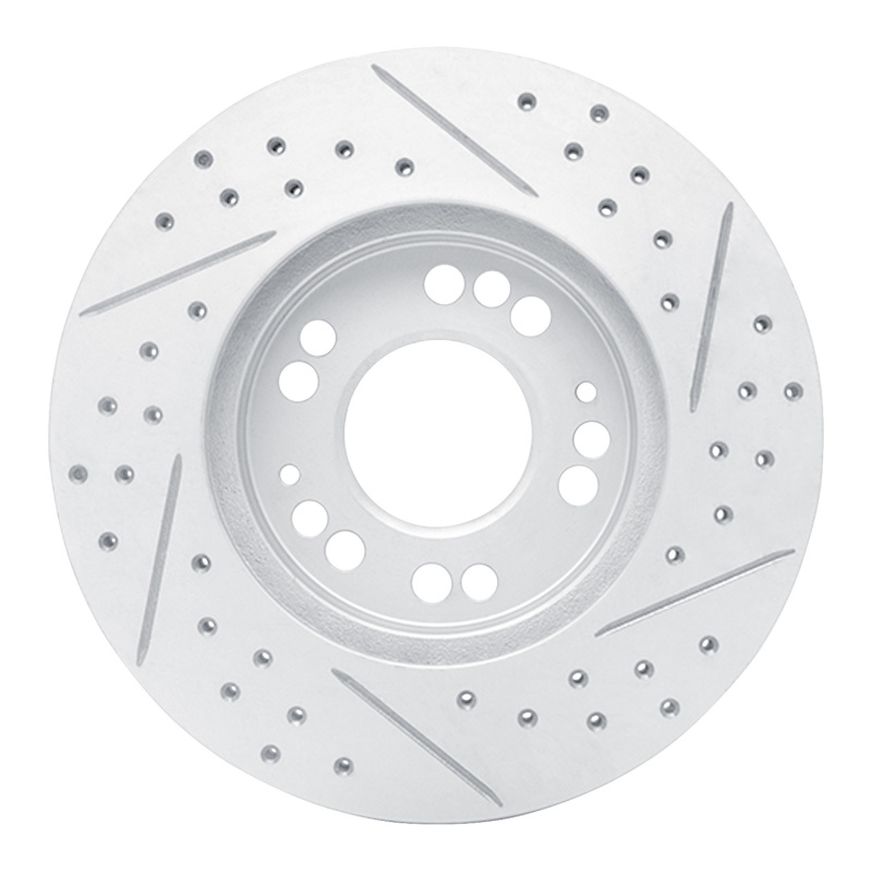 Dodge Stealth Brake Rotor (1) - Front Left - DFC - Drilled & Slotted Geoperformance - `91-`04