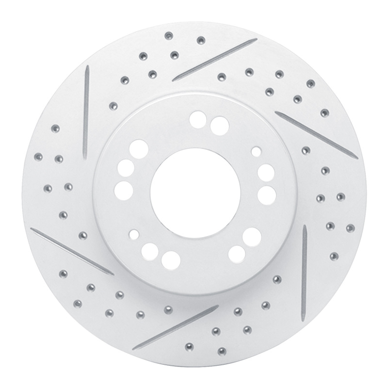 Dodge Stealth Brake Rotor (1) - Front Left - DFC - Drilled & Slotted Geoperformance - `91-`04