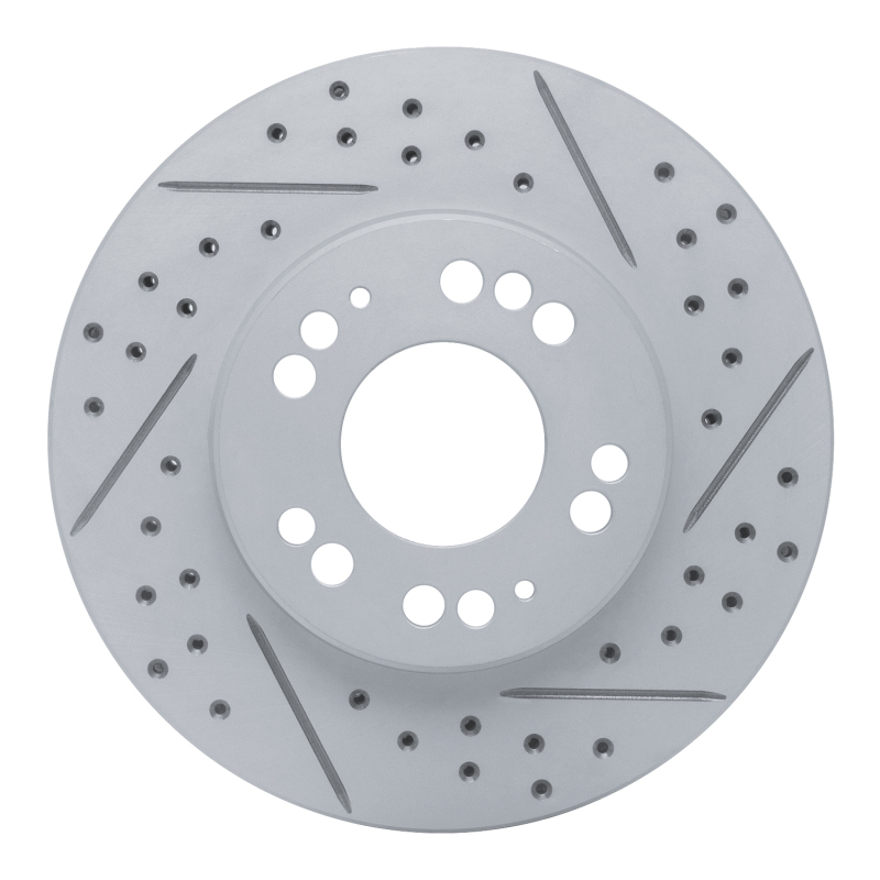 Dodge Stealth Brake Rotor (1) - Front Right - DFC - Geoperformance Drilled & Slotted - `91-`04