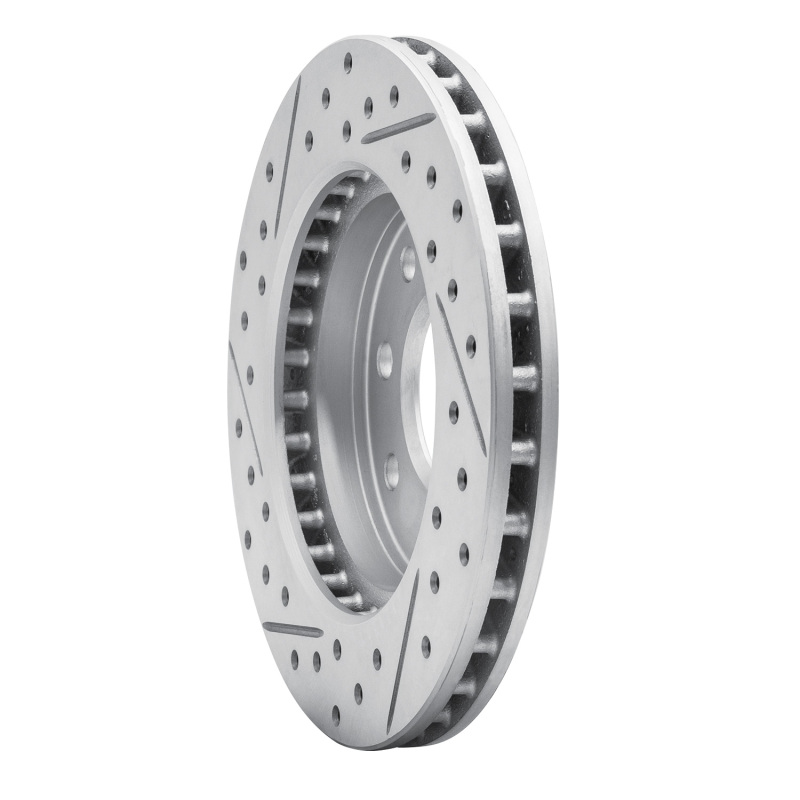 Dodge Colt Brake Rotor (1) - Front Right - DFC - Geoperformance Rotor - Drilled and Slotted - `88-`07