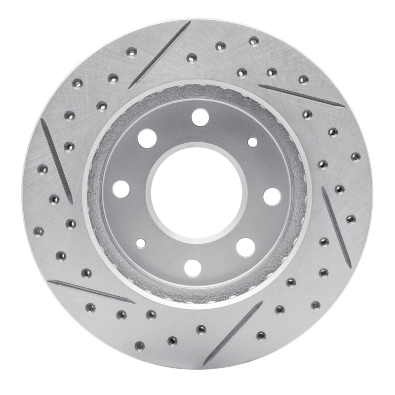 Dodge Colt Brake Rotor (1) - Front Right - DFC - Geoperformance Rotor - Drilled and Slotted - `88-`07