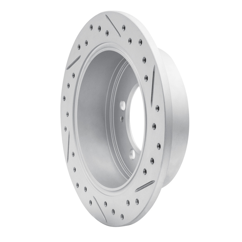 Chrysler Sebring Brake Rotor (1) - Rear Left - DFC - Drilled & Slotted Geoperformance - `94-`07