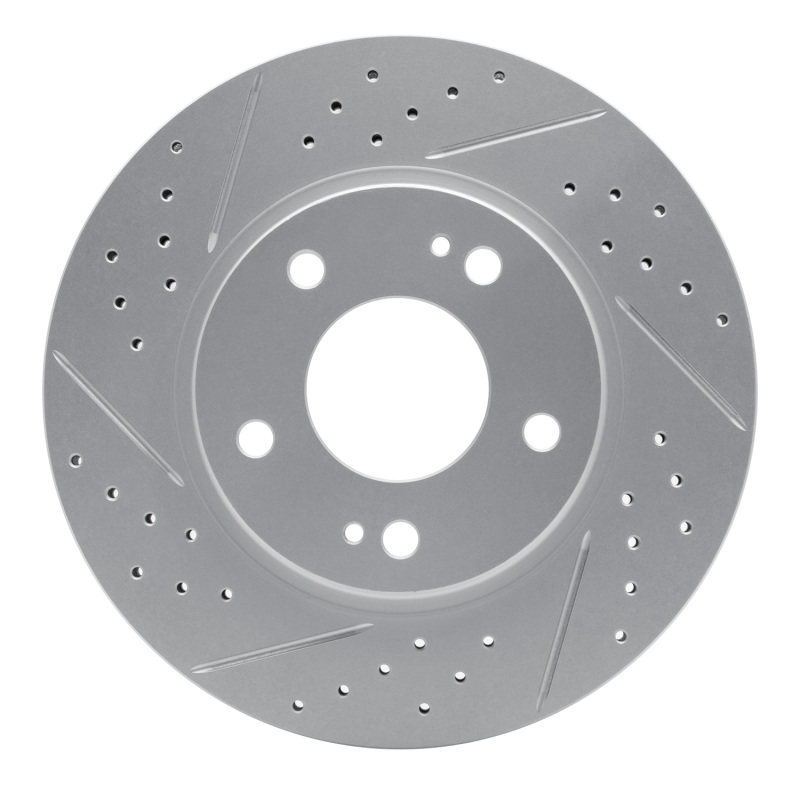 Chrysler Sebring Brake Rotor (1) - Front Left - DFC - Drilled & Slotted Geoperformance - `00-`24