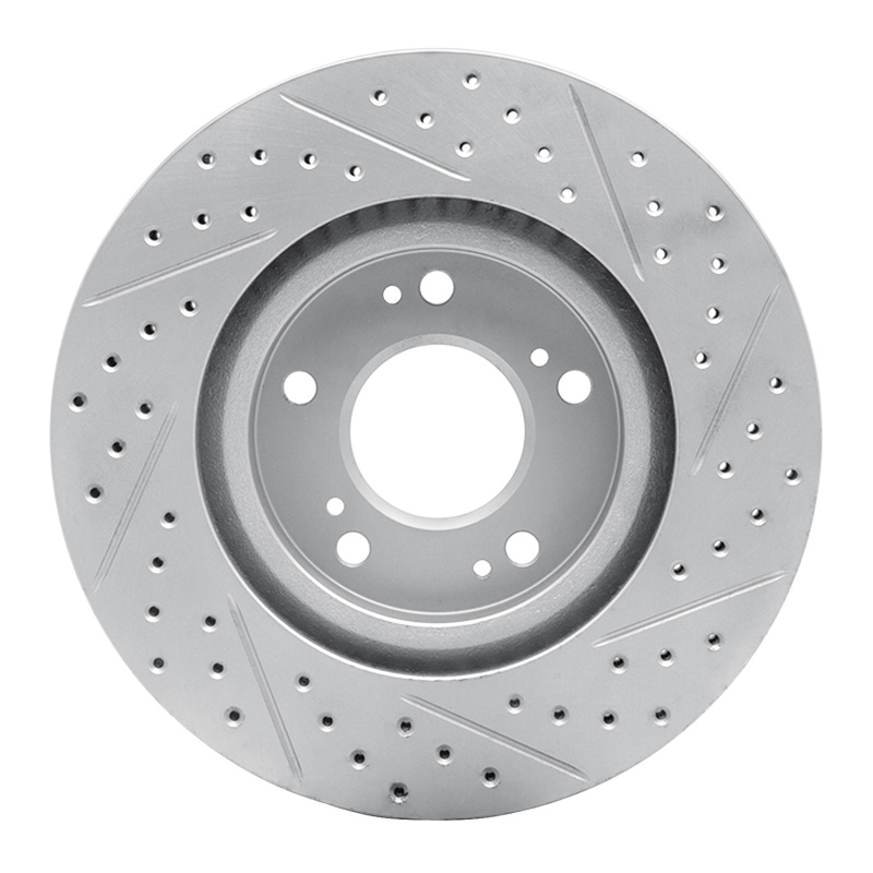 Mitsubishi Galant Brake Rotor (1) - Front Left - DFC - Drilled & Slotted Geoperformance - `04-`12