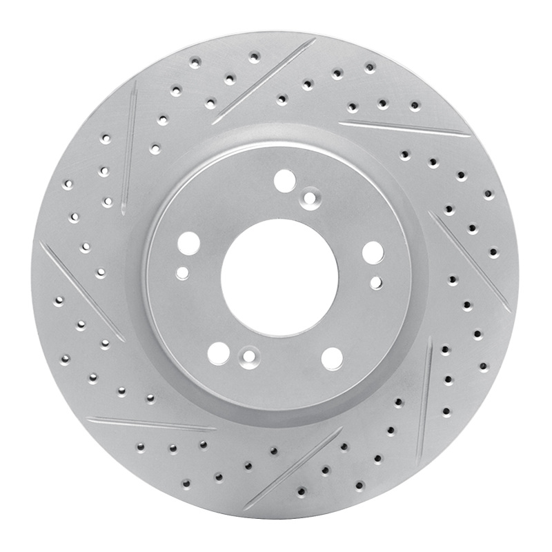 Mitsubishi Galant Brake Rotor (1) - Front Left - DFC - Drilled & Slotted Geoperformance - `04-`12