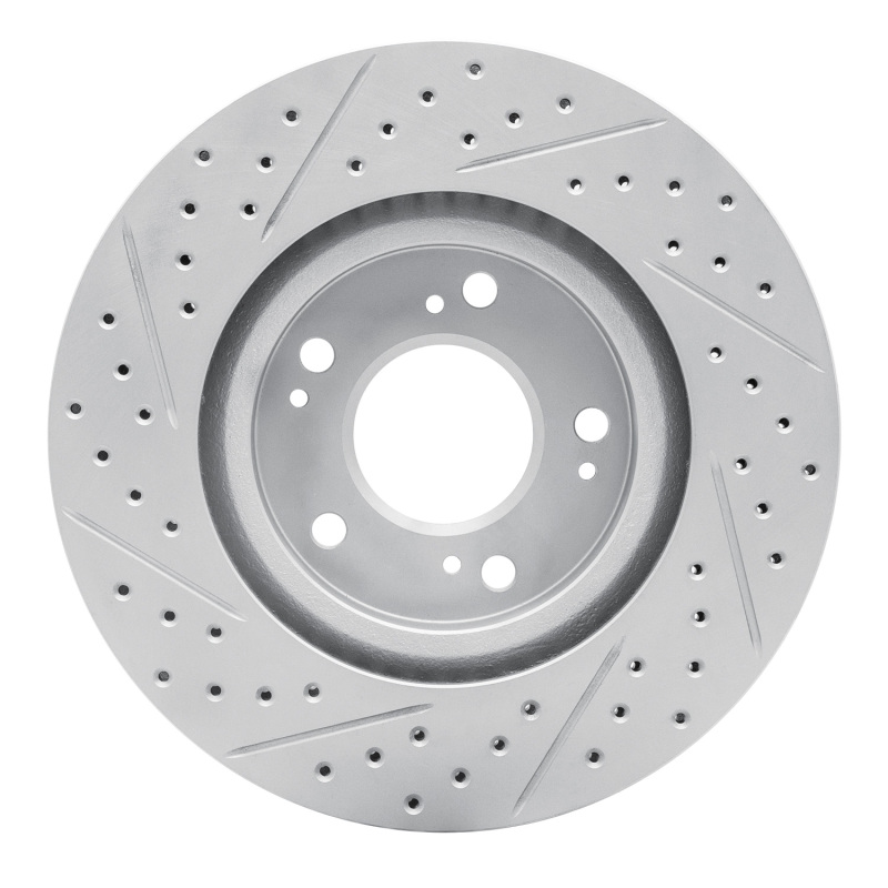 Mitsubishi Eclipse Brake Rotor (1) - Front Right - DFC - Geoperformance Drilled & Slotted - `04-`12