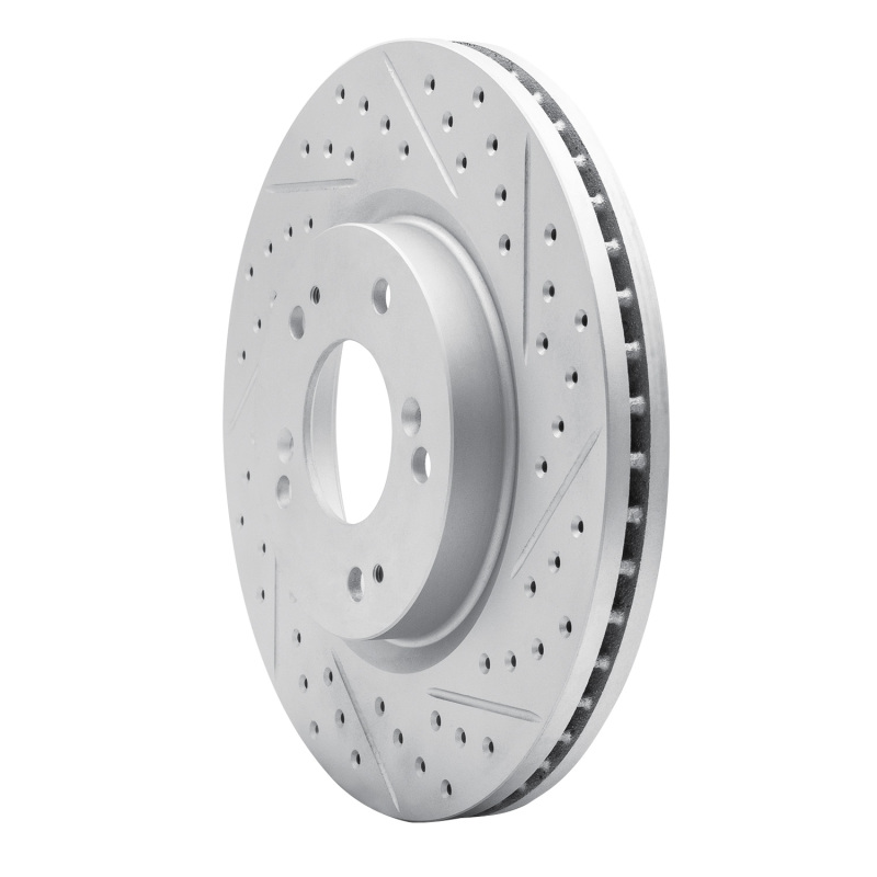 Mitsubishi Eclipse Brake Rotor (1) - Front Right - DFC - Geoperformance Drilled & Slotted - `04-`12
