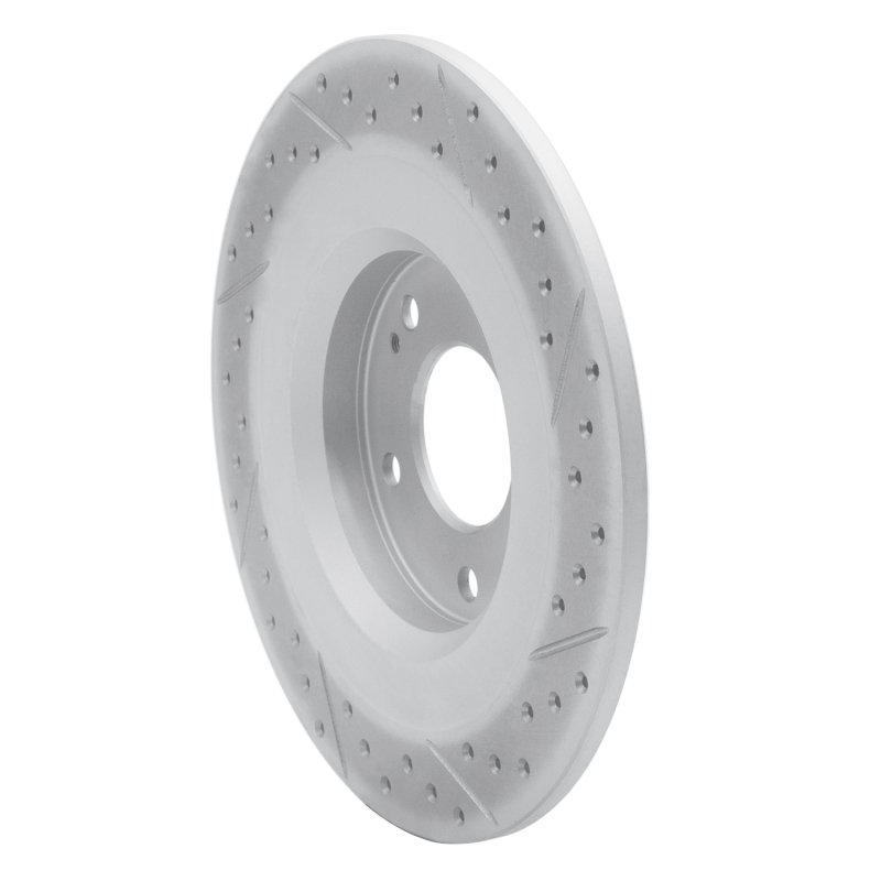 Mitsubishi Outlander Phev Brake Rotor (1) - Rear Left - DFC - Geoperformance Rotor - Drilled and Slotted - `13-`25