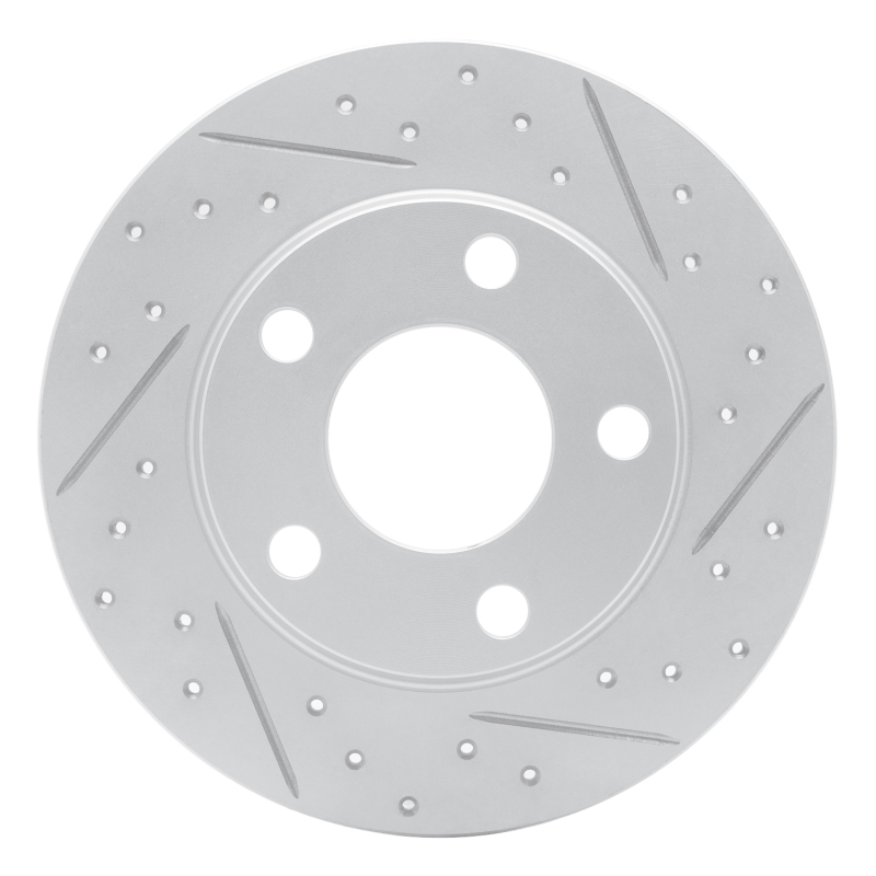 Audi A6 Quattro Brake Rotor (1) - Rear Left - DFC - Geoperformance Rotors - Drilled & Slotted - `99-`05