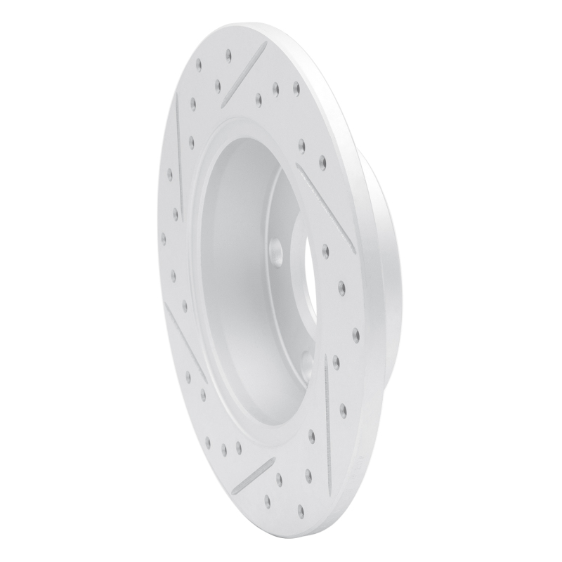 Audi A6 Quattro Brake Rotor (1) - Rear Left - DFC - Geoperformance Rotors - Drilled & Slotted - `99-`05