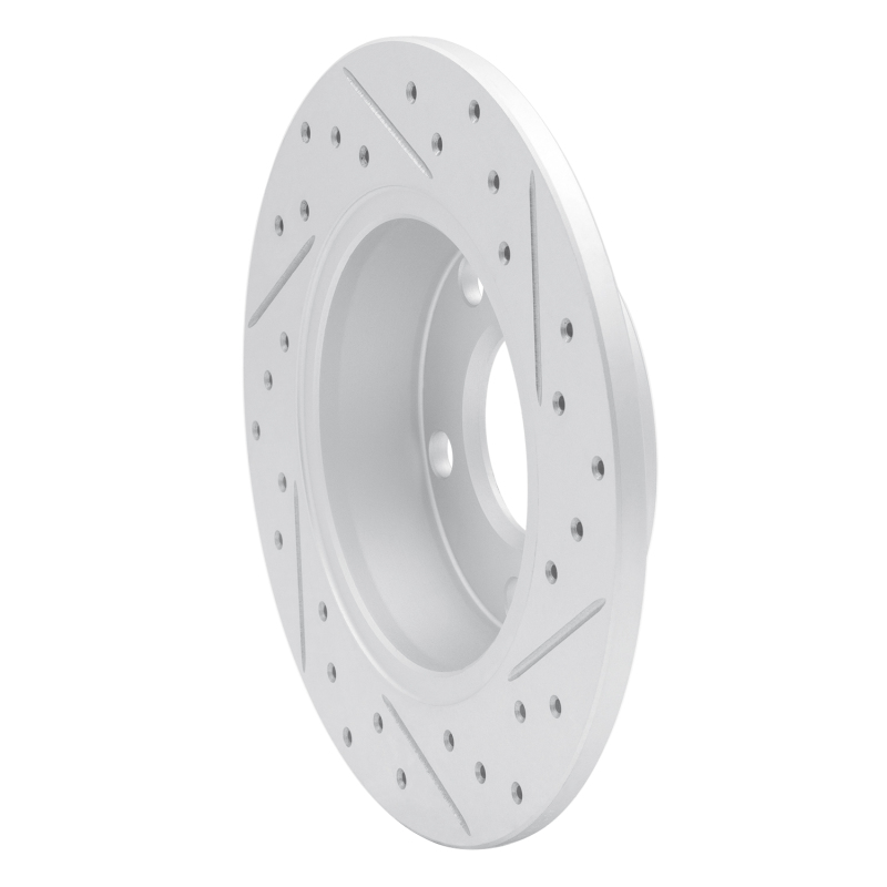 Audi A6 Brake Rotor (1) - Rear Right - DFC - Geoperformance Drilled & Slotted - `99-`05