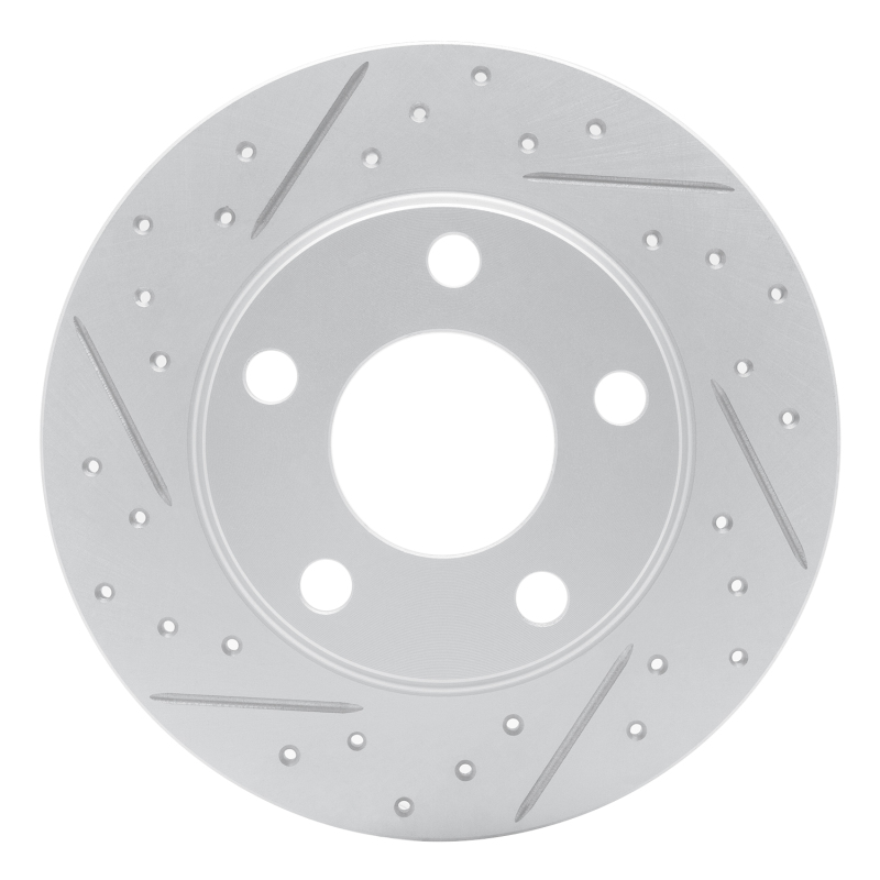 Audi A6 Brake Rotor (1) - Rear Right - DFC - Geoperformance Drilled & Slotted - `99-`05