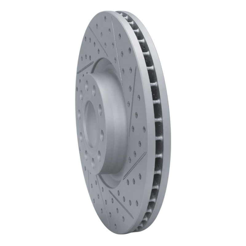 Audi A6 Quattro Brake Rotor (1) - Front Right - DFC - Geoperformance Drilled & Slotted - `99-`04