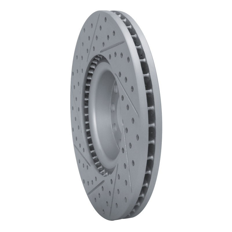 Audi A6 Quattro Brake Rotor (1) - Front Right - DFC - Geoperformance Drilled & Slotted - `99-`04