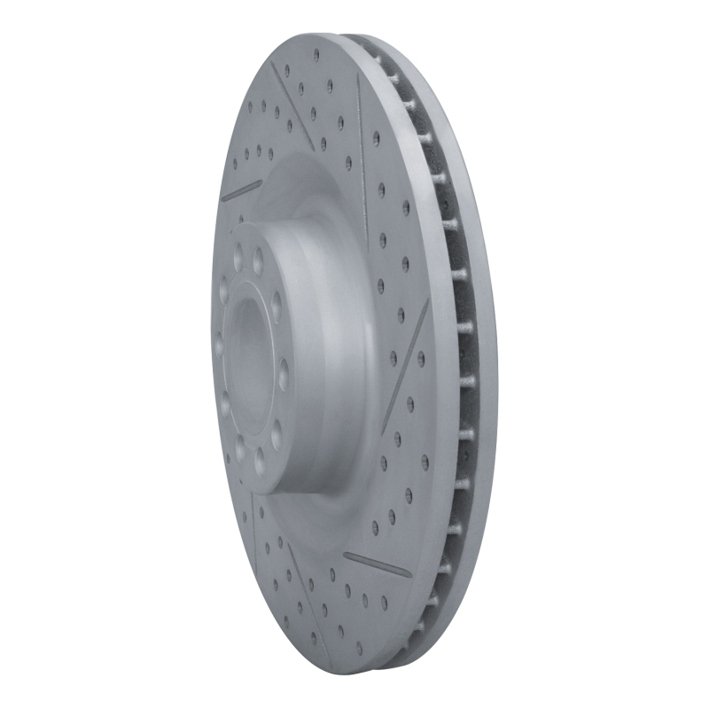 Audi S8 Brake Rotor (1) - Front Right - DFC - Drilled & Slotted Geoperformance - `01-`03