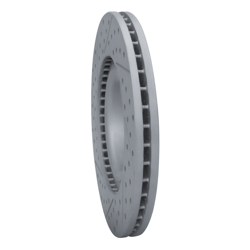Audi S8 Brake Rotor (1) - Front Right - DFC - Drilled & Slotted Geoperformance - `01-`03