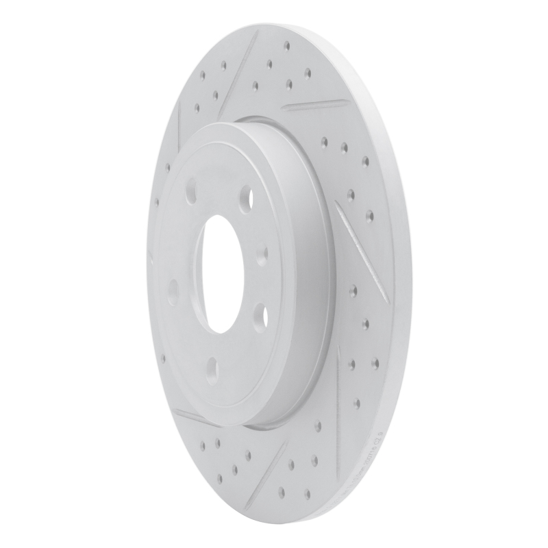 Audi A4 Brake Rotor (1) - Rear Left - DFC - Geoperformance Rotors - Drill & Slot - `00-`09