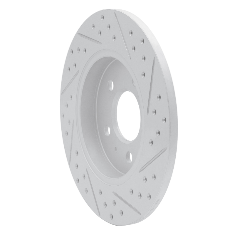 Audi A4 Brake Rotor (1) - Rear Left - DFC - Geoperformance Rotors - Drill & Slot - `00-`09