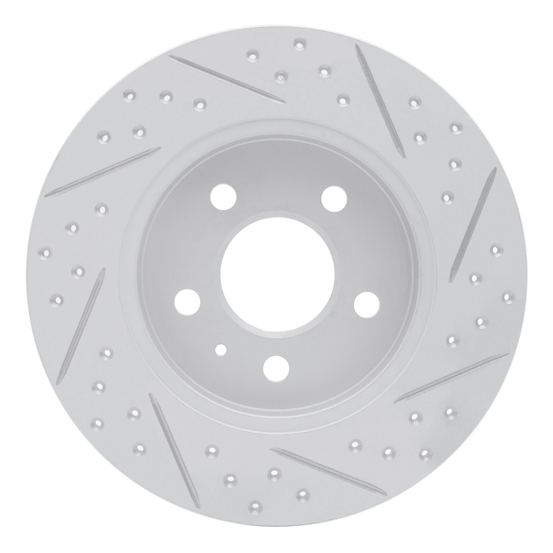 Audi A4 Brake Rotor (1) - Rear Left - DFC - Geoperformance Rotors - Drill & Slot - `00-`09