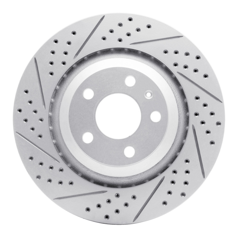 Audi A6 Quattro Brake Rotor (1) - Rear Left - DFC - Drilled & Slotted Geoperformance - `05-`11