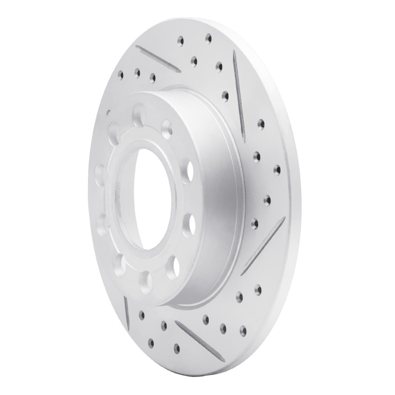 Audi A4 Brake Rotor (1) - Rear Right - DFC - Drilled & Slotted Geoperformance - `02-`06