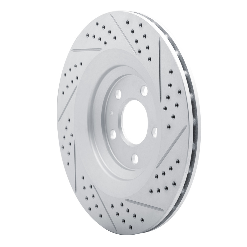 Audi S6 Brake Rotor (1) - Rear Left - DFC - Drilled & Slotted Geoperformance - `07-`11