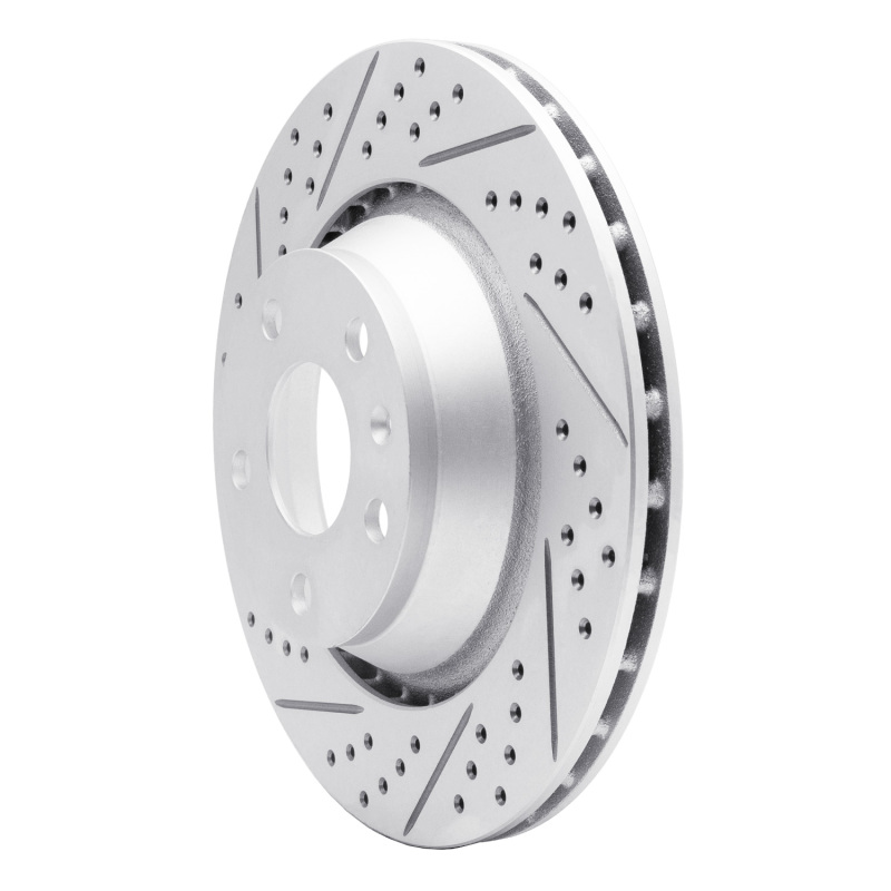 Audi Tts Quattro Brake Rotor (1) - Rear Left - DFC - Geoperformance Drilled & Slotted - `08-`15