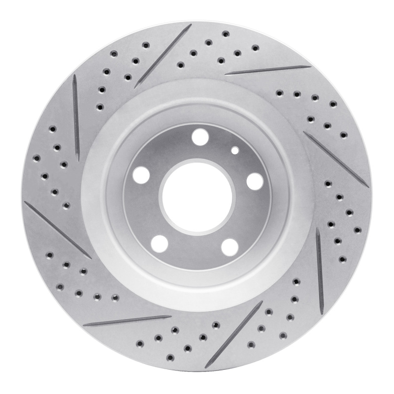 Audi TTS Quattro Brake Rotor (1) - Rear Right - DFC - Drilled & Slotted Geoperformance - `08-`15