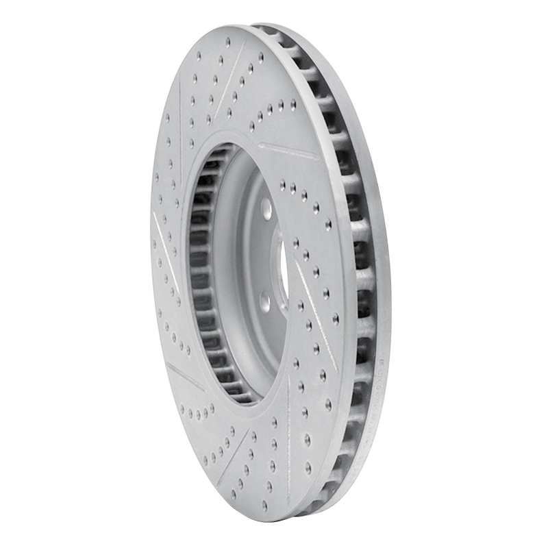 Audi Q5 Brake Rotor (1) - Front Right - DFC - Geoperformance Drilled & Slotted - `08-`12