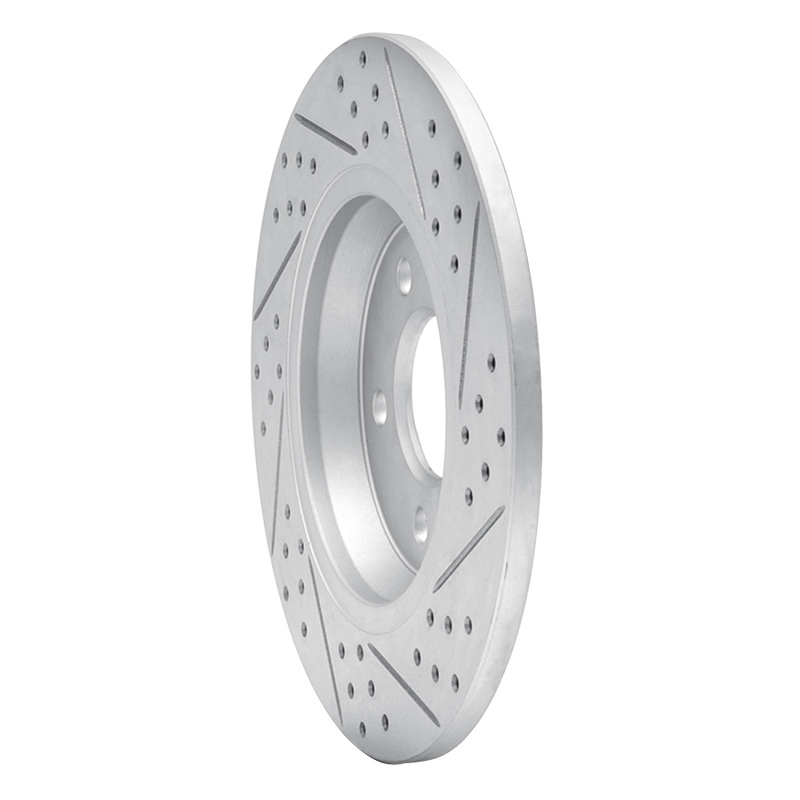 Audi A6 Quattro Brake Rotor (1) - Rear Left - DFC - Drilled & Slotted Geoperformance - `08-`25