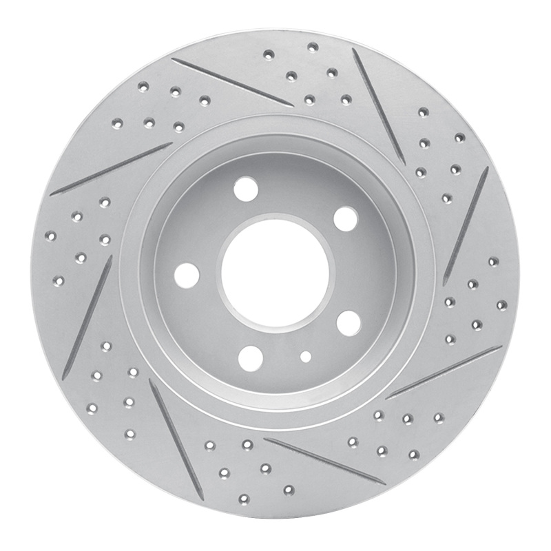 Audi A6 Quattro Brake Rotor (1) - Rear Left - DFC - Drilled & Slotted Geoperformance - `08-`25