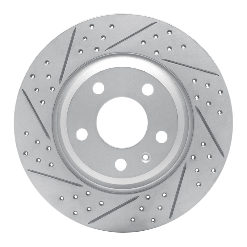 Audi A6 Quattro Brake Rotor (1) - Rear Left - DFC - Drilled & Slotted Geoperformance - `08-`25